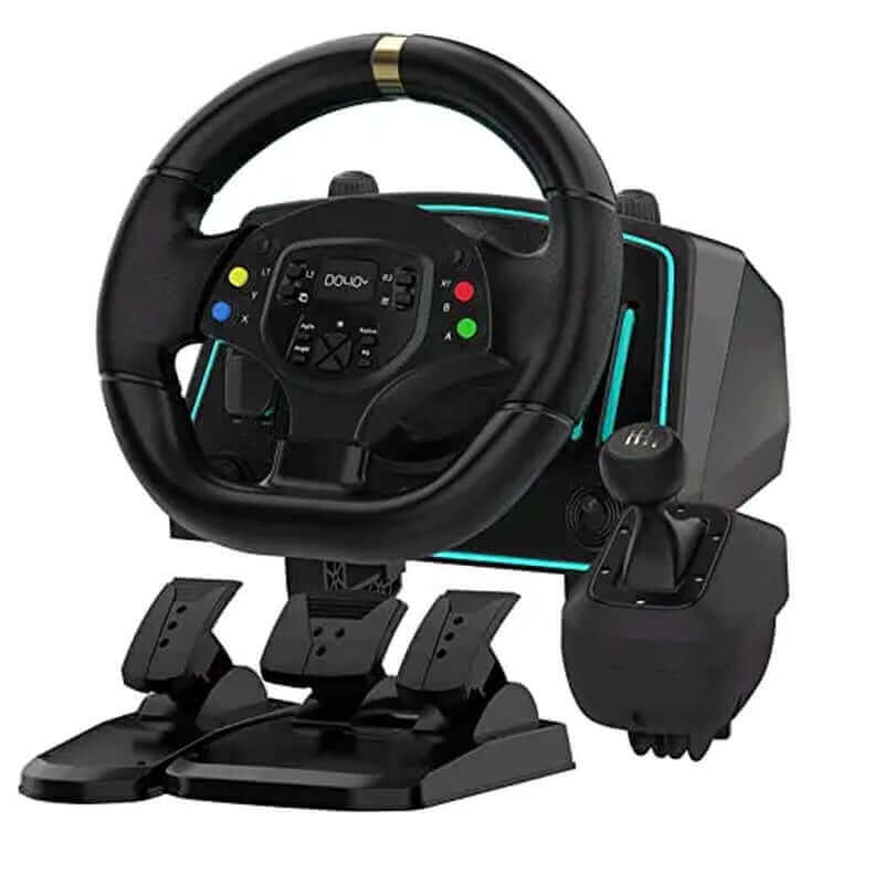 Volante Gaming Racing Steering Wheel Para Xbox One/Playstation 4/ Xbox Series X/S/ PS3/ PC/ Xinput/Xbox 360/Nintendo Switch