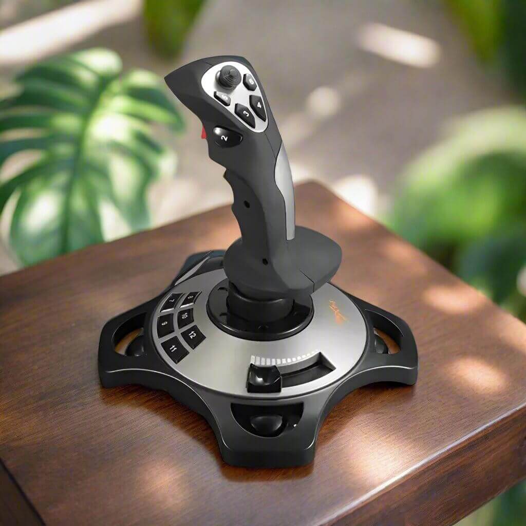 -2113 Pro Joystick Flight Simulator Gamepad Controller PC Flight Simulation Cockpit Stick for Pc/Desktop Game Accessories