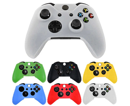 Fashion Game Controller Silicone Gel Case Cover Skin for Microsoft Xbox One-Black