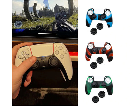 Protective Case High Flexibility Smooth Surface Console Protection Game Accessories Soft Game Console Silicone Protective Case Cover for PS5- A