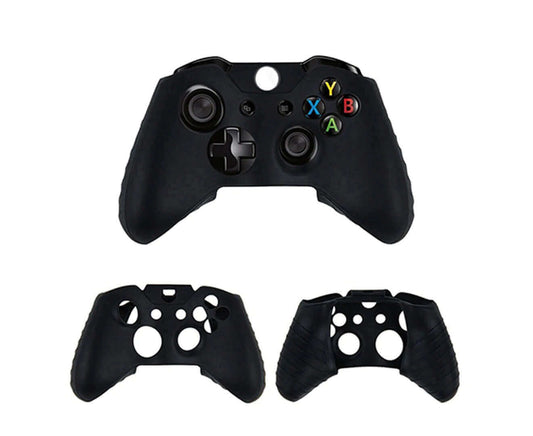 Fashion Game Controller Silicone Gel Case Cover Skin for Microsoft Xbox One-Black