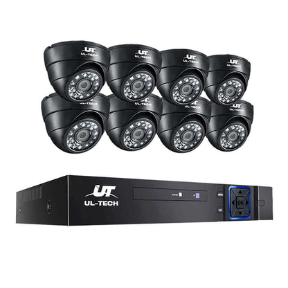 UL-tech CCTV Security System 8CH DVR 8 Cameras