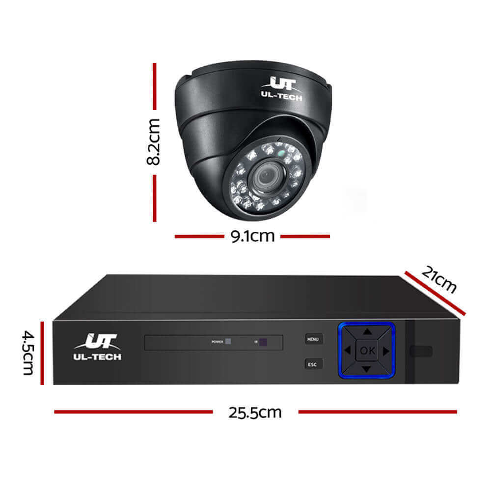 UL-tech CCTV Security System 8CH DVR 8 Cameras