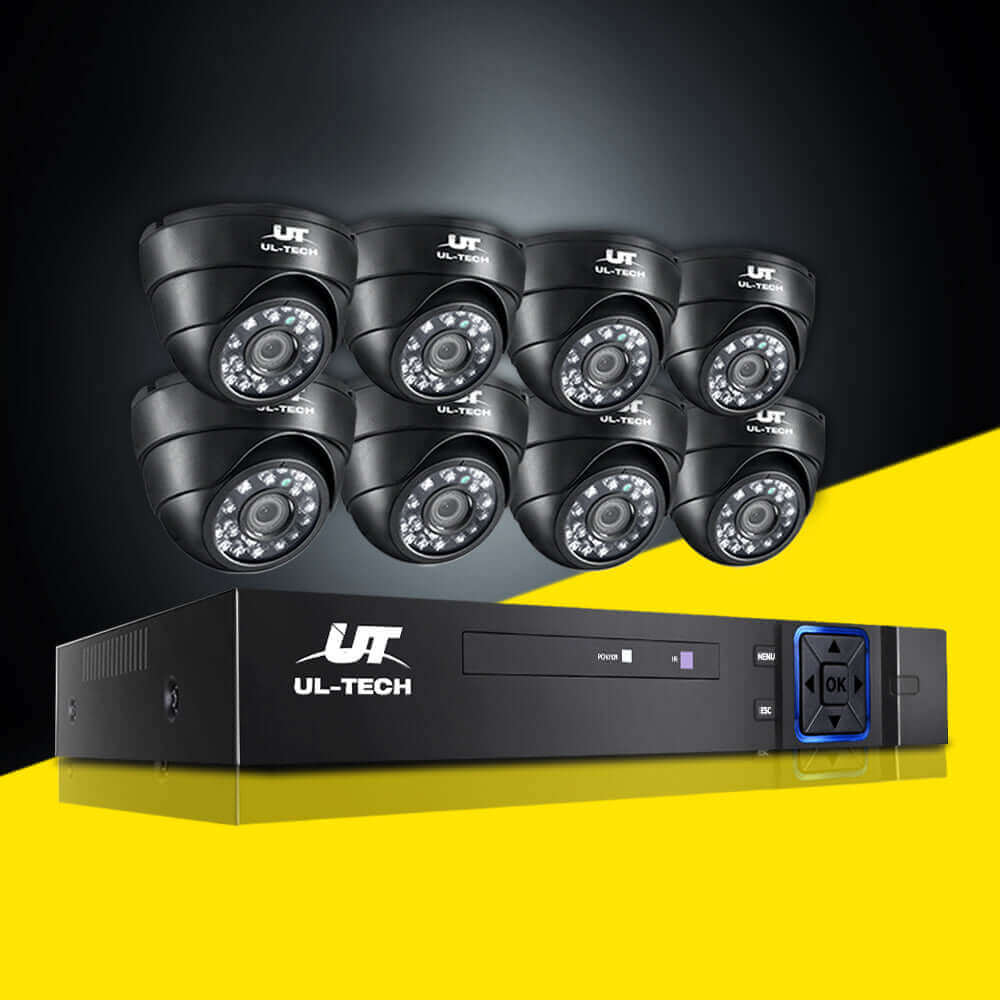 UL-tech CCTV Security System 8CH DVR 8 Cameras