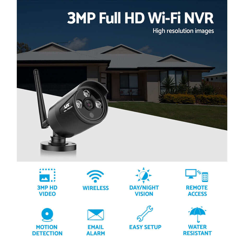 UL-tech Wireless CCTV 3MP Camera Bullet