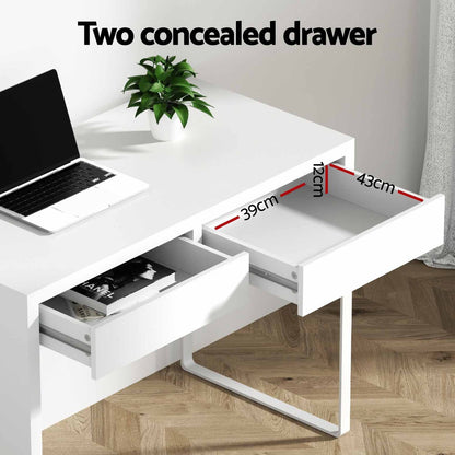 Artiss Computer Desk Drawer White