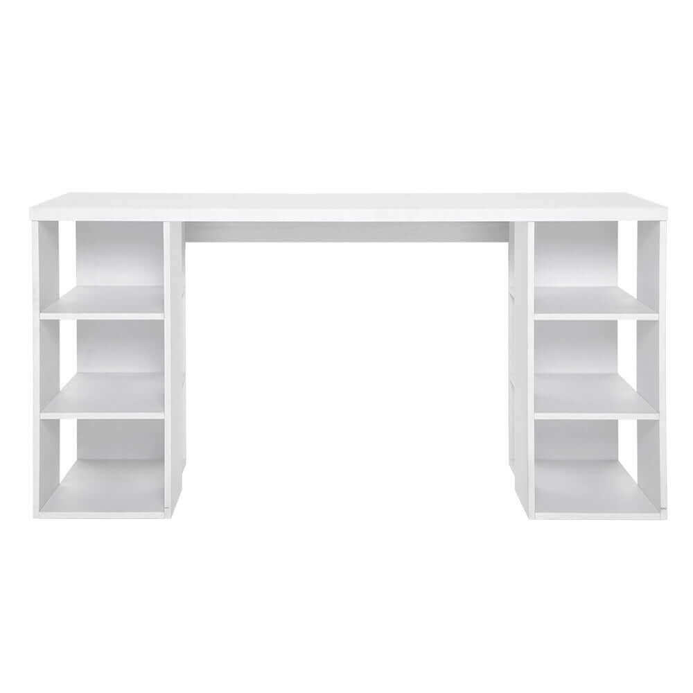 Artiss Computer Desk Bookshelf White 150CM