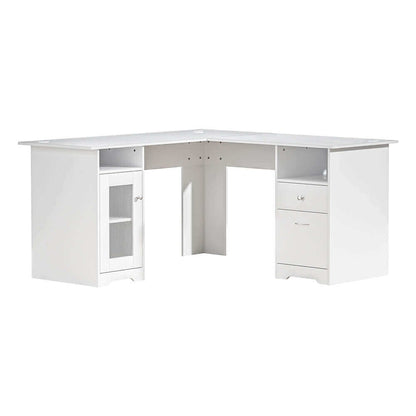 Artiss Corner Computer Desk Office L-Shape Drawers Tables