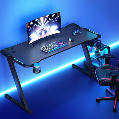 Artiss Gaming Desk Computer Desks RGB Light 140CM