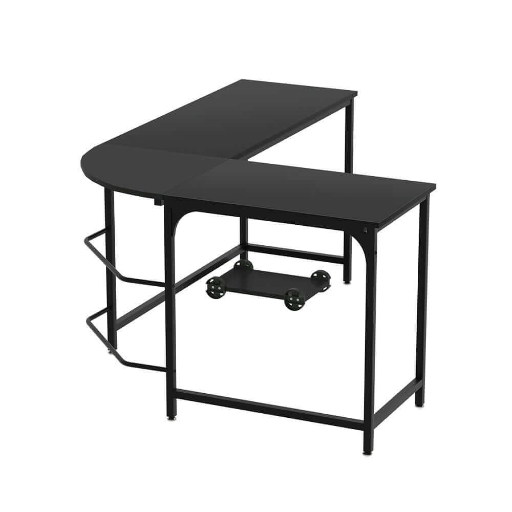 Artiss Computer Desk L-Shape CPU Stand Black 147CM