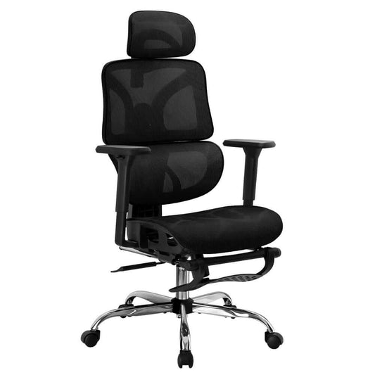 Artiss Ergonomic Office Chair Footrest - Black