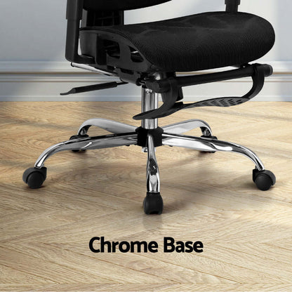 Artiss Ergonomic Office Chair Footrest - Black