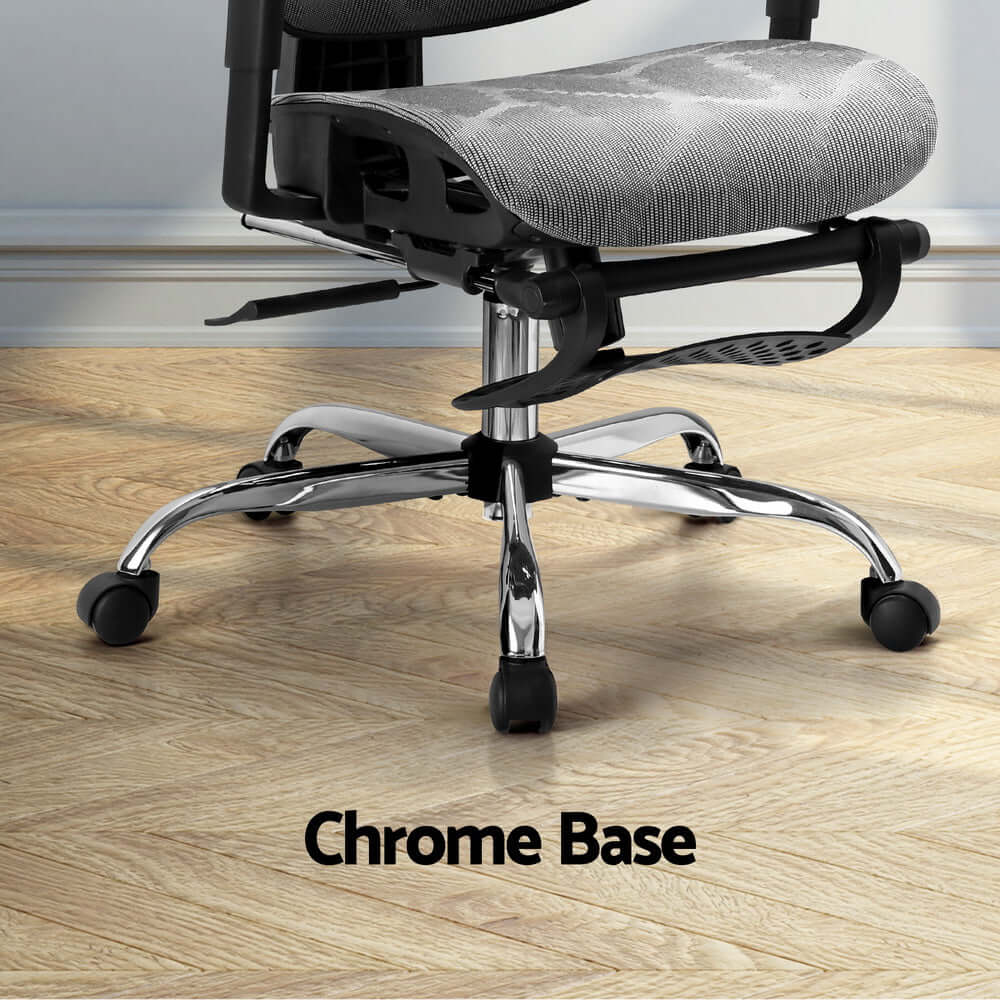 Artiss Ergonomic Office Chair Footrest - Grey