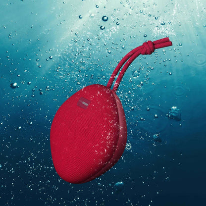 FitSmart Waterproof Portable Bluetooth Speaker - Red/Silver