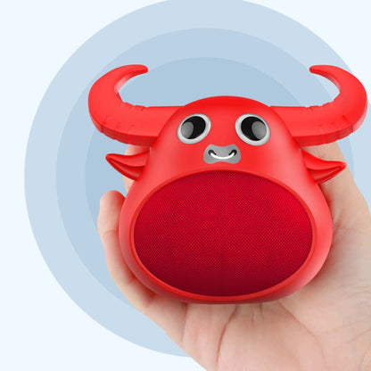 Fit Smart Bluetooth Animal Face Speaker Portable Wireless Stereo Sound - Black/Khaki/Red