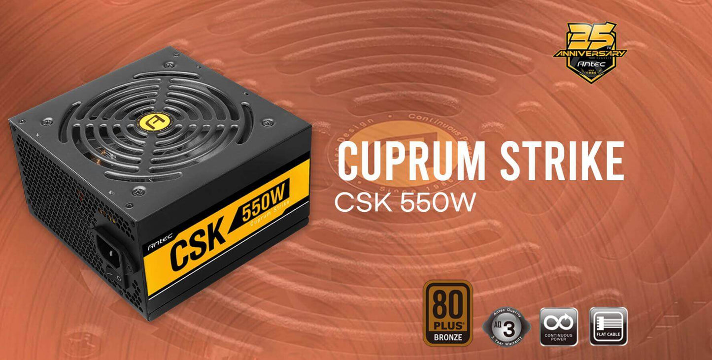 ANTEC CSK550 80+ Bronze 550w PSU