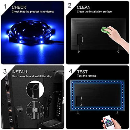 3M LED Strip Lights for TV, Gaming and Computer