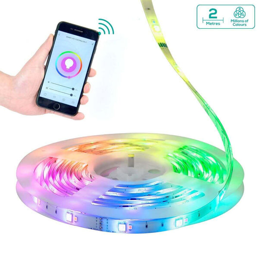 Smart RGB & Warm White LED Strip Lights Combo - 2m & 5m IP65 Waterproof