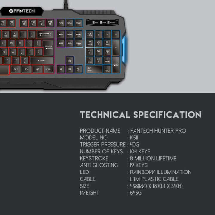 K511 HUNTER PRO Gaming Keyboard