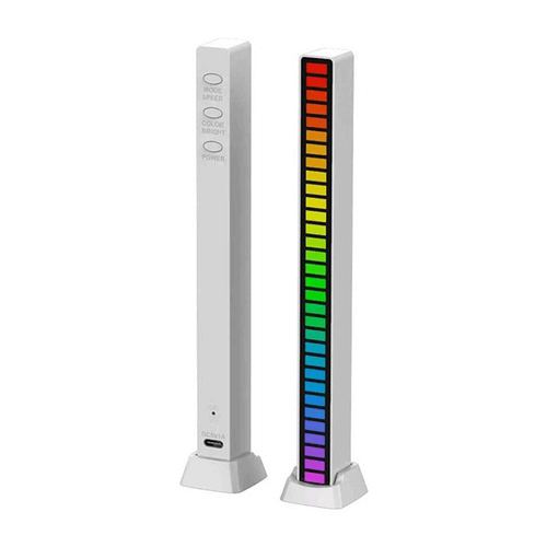 RGB LED Bedside Table Floor Corner Lamp TV Cabinet Light Stand Gaming Decor