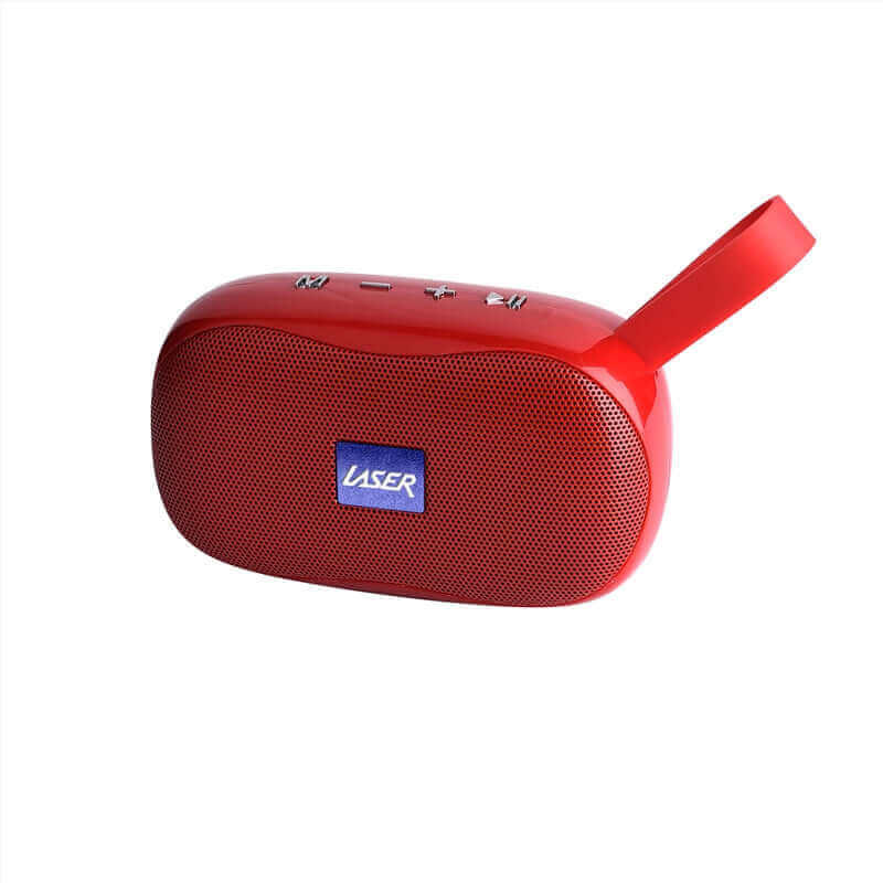 Laser Bluetooth Speaker Wireless Portable Speaker Black/Red