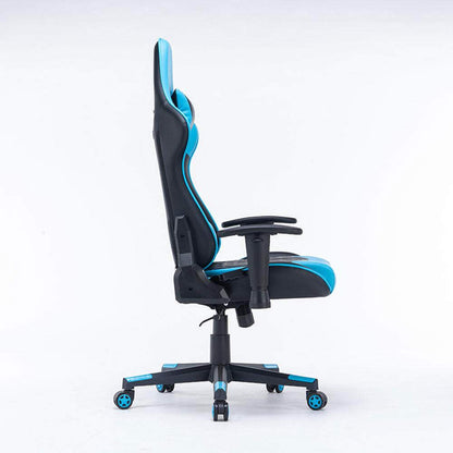 Gaming Chair Ergonomic Racing chair 165° Reclining  3D Armrest Footrest Black