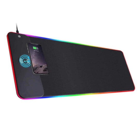 RGB Wireless 15W Oversized Charger Mouse Pad 800x300 MM Gaming Mouse Pad