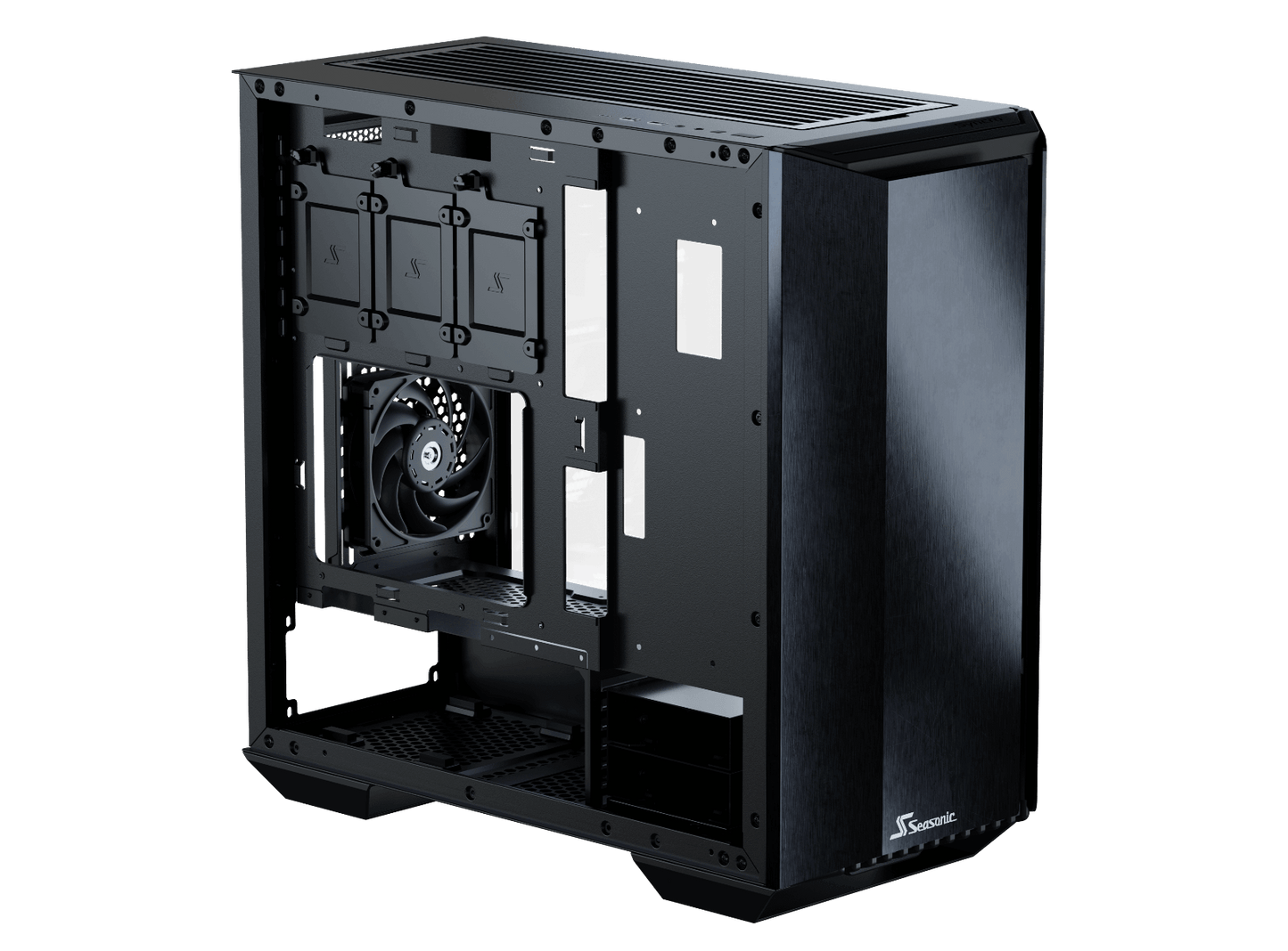 Seasonic Syncro Q704 Aluminum Case with Syncro DGC-650 650W 80 Plus Gold PSU & Connect Module RED DOT AWARD WINNER 2021