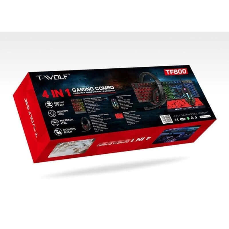 T-Wolf TF800 RGB 4-pcs Gaming Combo