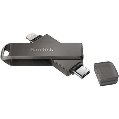 SanDisk 128GB & 256GB iXpand Flash Drive Luxe Bundle - 2-in-1 for iPhone & USB-C Devices