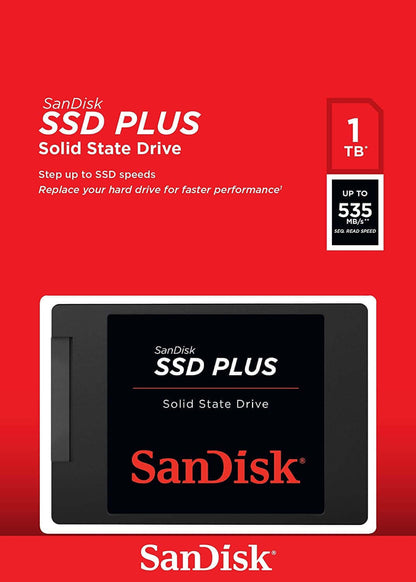 SanDisk SSD Plus SATA III SSD (240GB-480GB-1TB)