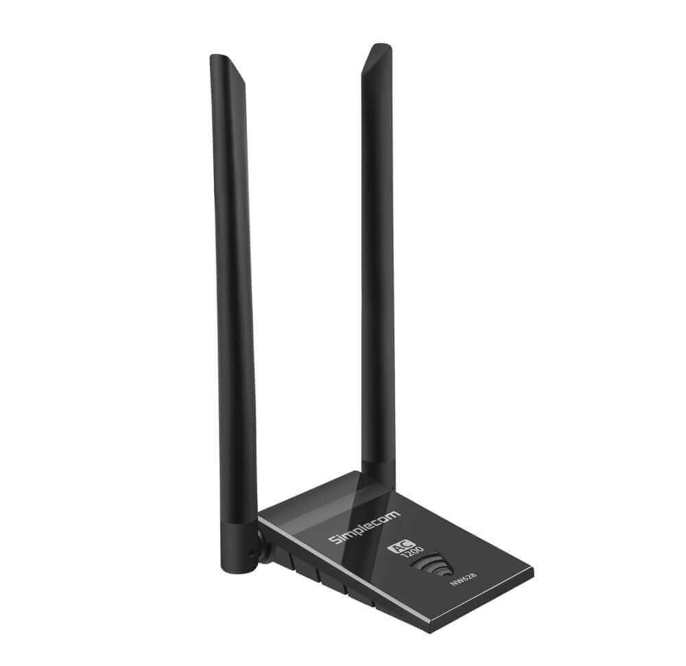 Simplecom NW621 NW628 AC1200 Dual Band USB Wi-Fi Adapter 5dBi Antennas