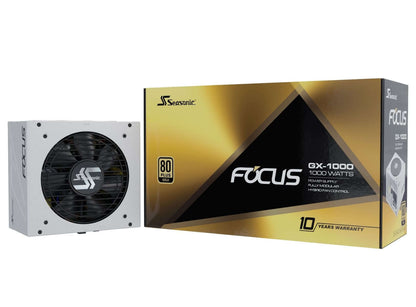 Seasonic FOCUS GX-1000 White 1000W ATX 3.0 Gold Modular PSU