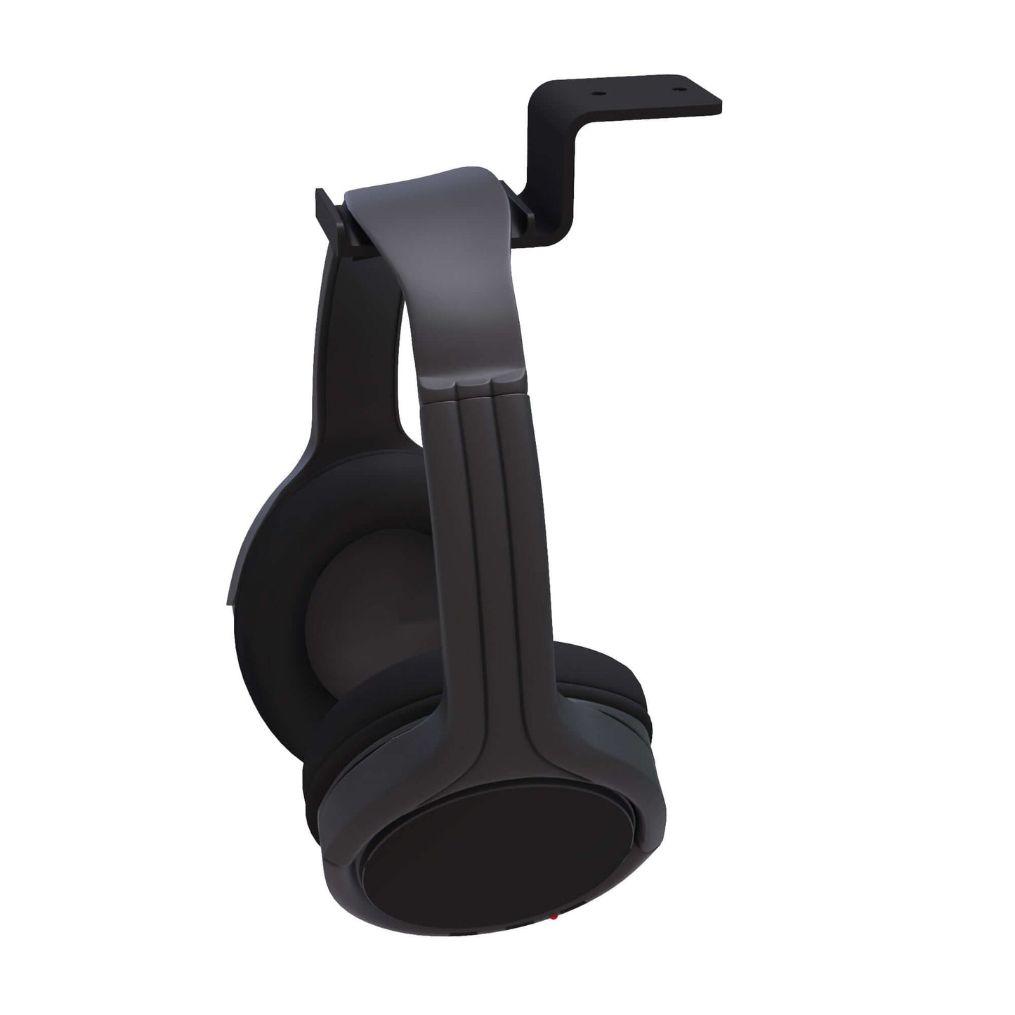 Kanto HH Universal Under Desk Headphone Hook Set, Black & White