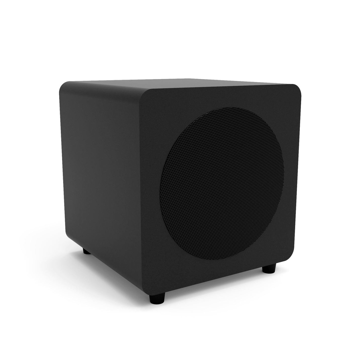 Kanto SUB8 300W 8" Sealed Powered Subwoofer, Matte Black & Matte White