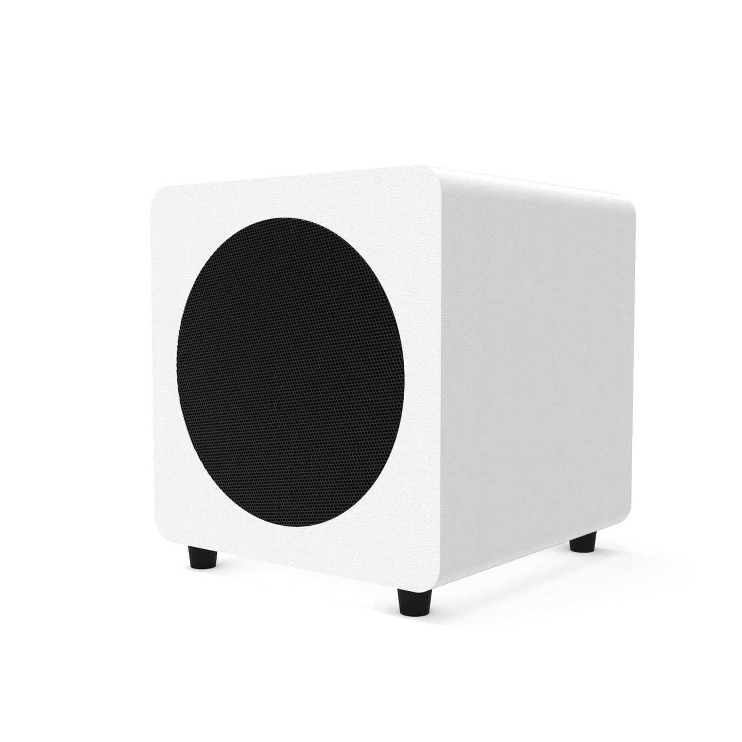 Kanto SUB8 300W 8" Sealed Powered Subwoofer, Matte Black & Matte White