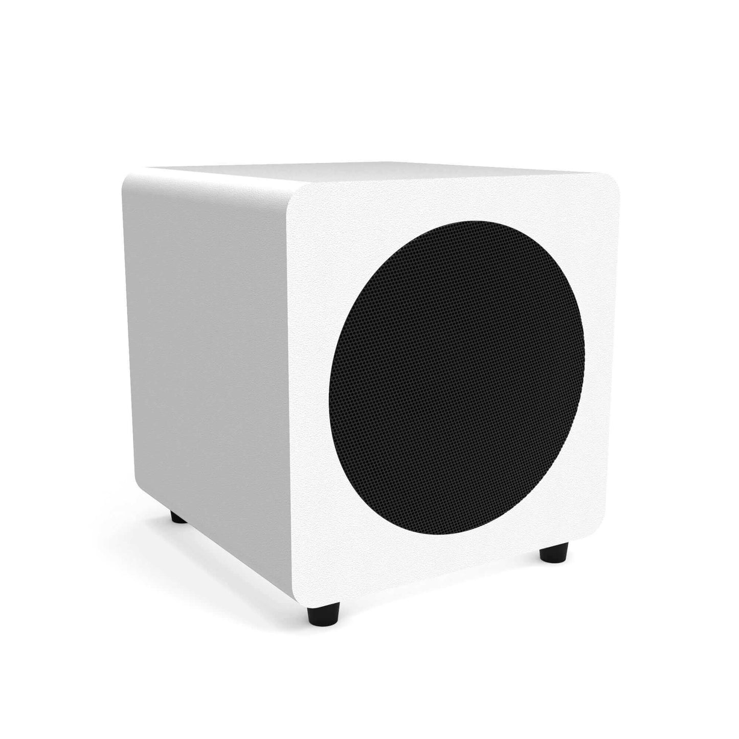 Kanto SUB8 300W 8" Sealed Powered Subwoofer, Matte Black & Matte White