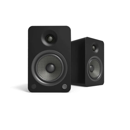 Kanto YU6 200W Powered Bookshelf Speakers with Bluetooth® and Phono Preamp - Pair, Matte Black