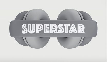 Majority Superstar Kids Headphones - Volume-Limited, Foldable, Inline Microphone