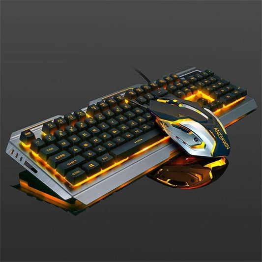 "Ultimate RGB Gaming Keyboard and Mouse Combo - Color Changing, Waterproof, Durable Metal Frame for Gamers!"