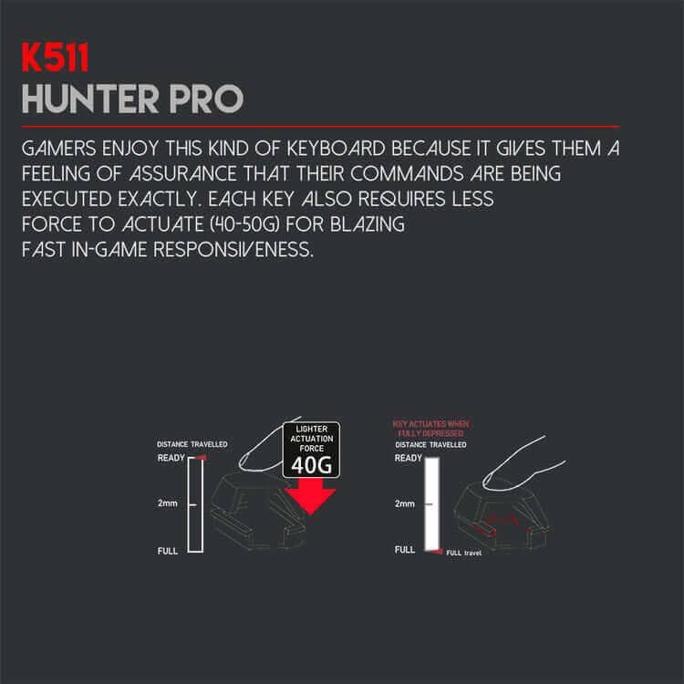 K511 HUNTER PRO Gaming Keyboard