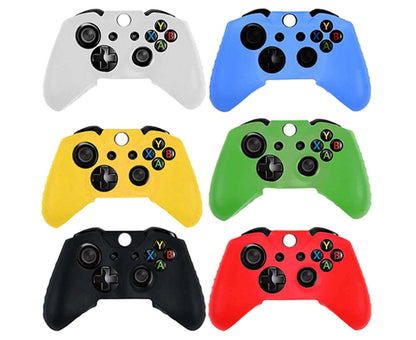 Fashion Game Controller Silicone Gel Case Cover Skin for Microsoft Xbox One-Black