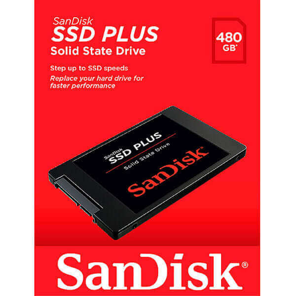 SanDisk SSD Plus SATA III SSD (240GB-480GB-1TB)